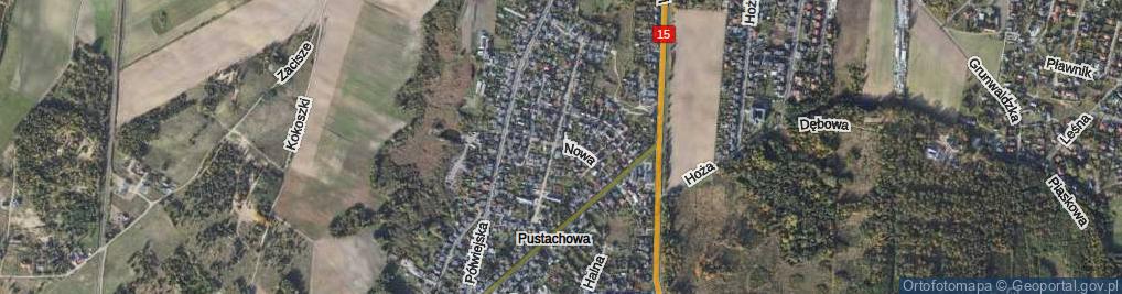 Zdjęcie satelitarne Nowa ul.