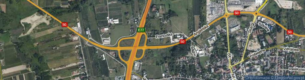 Zdjęcie satelitarne Norweska ul.