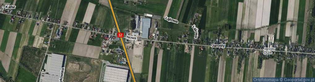 Zdjęcie satelitarne Nowa ul.