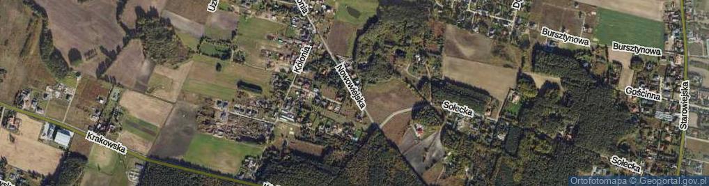 Zdjęcie satelitarne Nowowiejska ul.