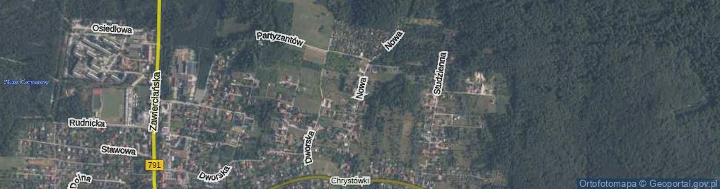 Zdjęcie satelitarne Nowa ul.