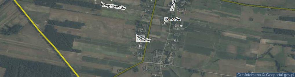 Zdjęcie satelitarne Nowy Komorów ul.