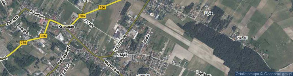 Zdjęcie satelitarne Nowa ul.