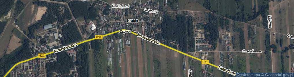 Zdjęcie satelitarne Nowodworska ul.