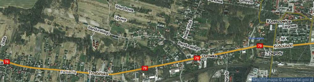 Zdjęcie satelitarne Nowa Wieś Dolna ul.