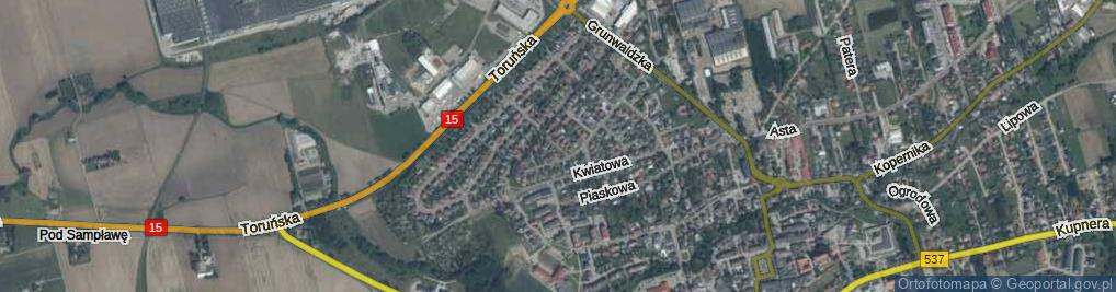 Zdjęcie satelitarne Nowa ul.