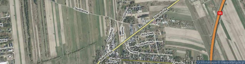 Zdjęcie satelitarne Nowa ul.