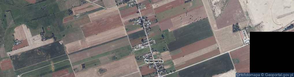 Zdjęcie satelitarne Nowowola ul.