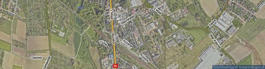 Zdjęcie satelitarne Nowodojazdowa ul.