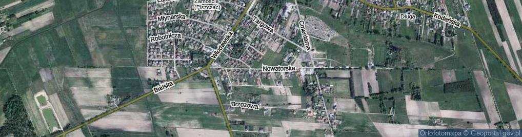 Zdjęcie satelitarne Nowatorska ul.