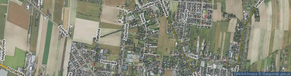 Zdjęcie satelitarne Nowa ul.