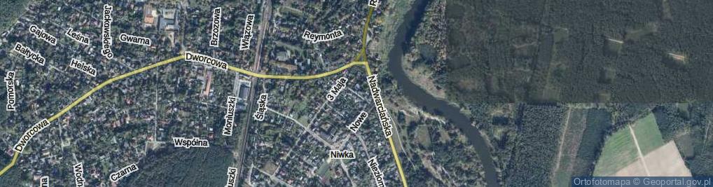 Zdjęcie satelitarne Nowowiejskiego Feliksa ul.