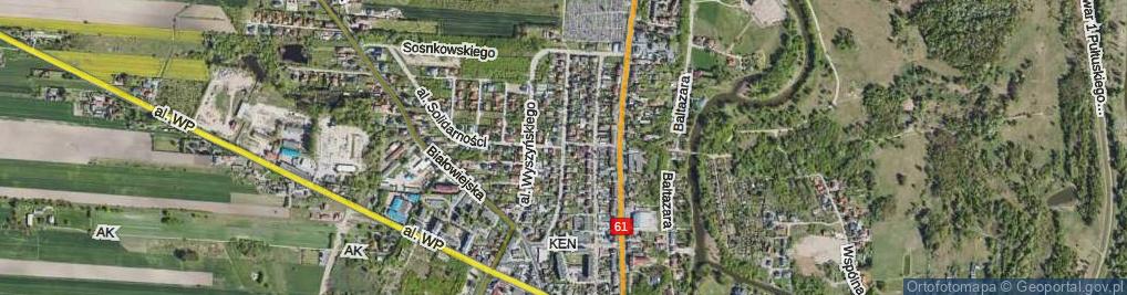 Zdjęcie satelitarne Nowaka Alojzego, ppłk. ul.