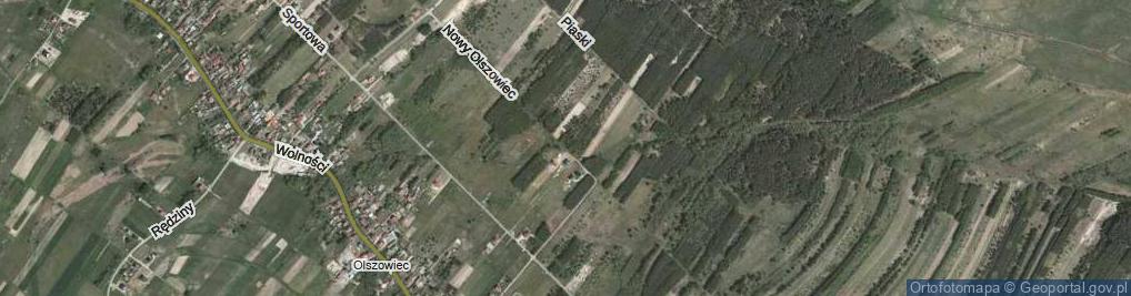 Zdjęcie satelitarne Nowy Olszowiec ul.