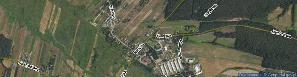 Zdjęcie satelitarne Norwida Cypriana Kamila ul.