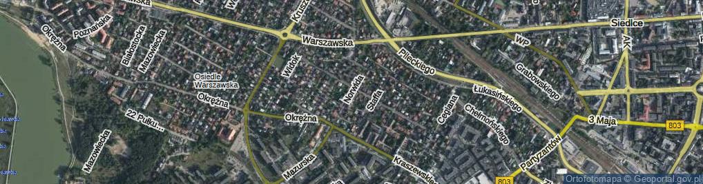 Zdjęcie satelitarne Norwida Cypriana Kamila ul.