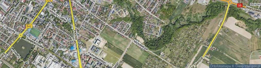 Zdjęcie satelitarne Norwida Cypriana Kamila ul.