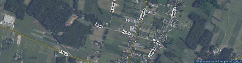 Zdjęcie satelitarne Nowa ul.