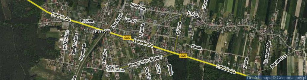 Zdjęcie satelitarne Nowa ul.