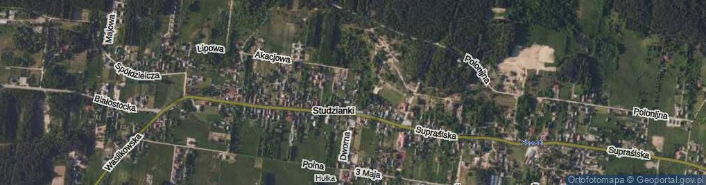 Zdjęcie satelitarne Nowa ul.