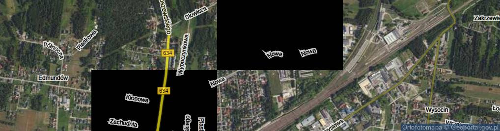 Zdjęcie satelitarne Nowa ul.