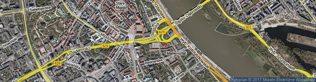 Zdjęcie satelitarne Nowy Zjazd ul.