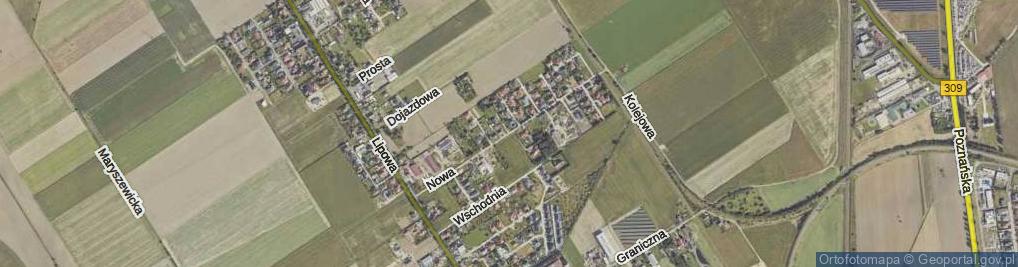 Zdjęcie satelitarne Nowa ul.