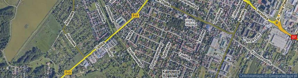 Zdjęcie satelitarne Nowowiejskiego Feliksa ul.