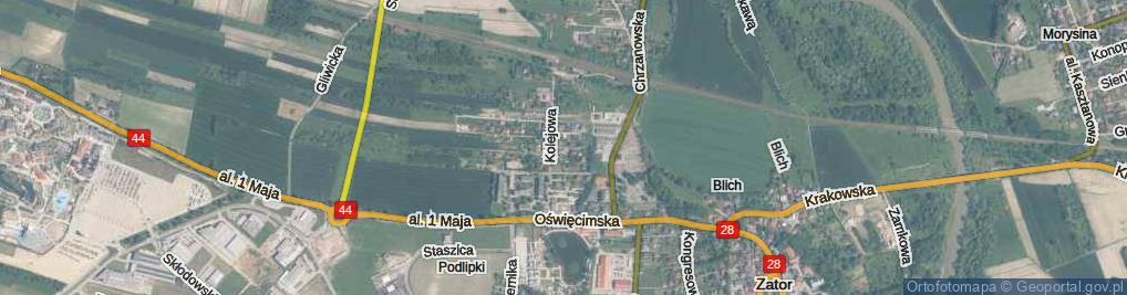 Zdjęcie satelitarne Nowa ul.