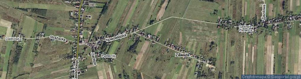 Zdjęcie satelitarne Nowowiejska ul.