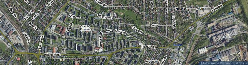 Zdjęcie satelitarne Nowowierzbowa ul.