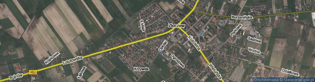 Zdjęcie satelitarne Nowa ul.