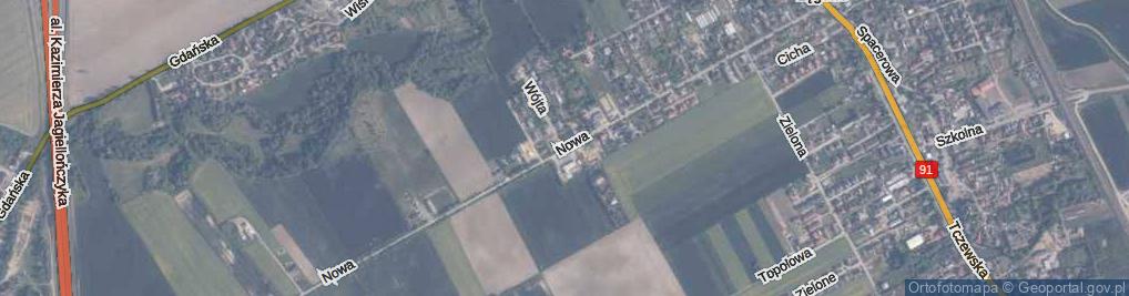 Zdjęcie satelitarne Nowa ul.