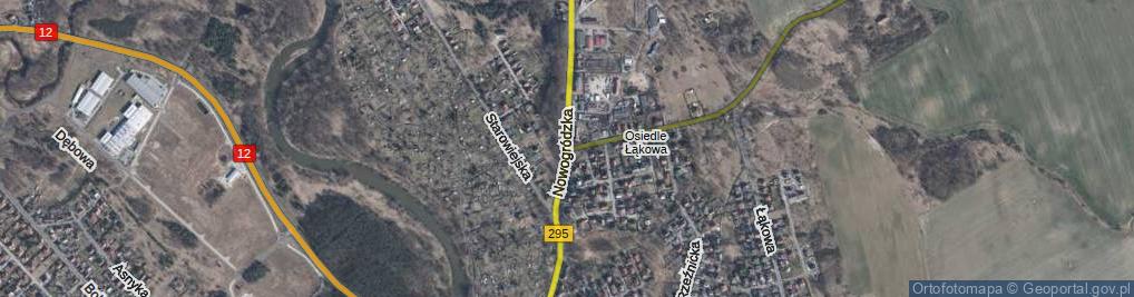 Zdjęcie satelitarne Nowogródzka ul.