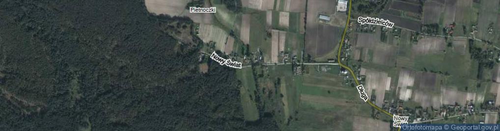 Zdjęcie satelitarne Nowy Świat ul.