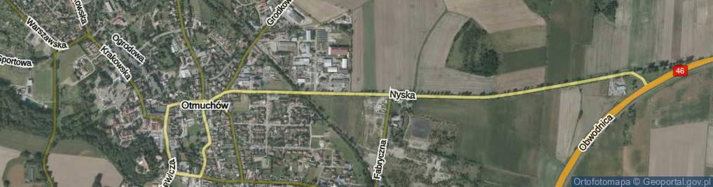 Zdjęcie satelitarne Nyska ul.