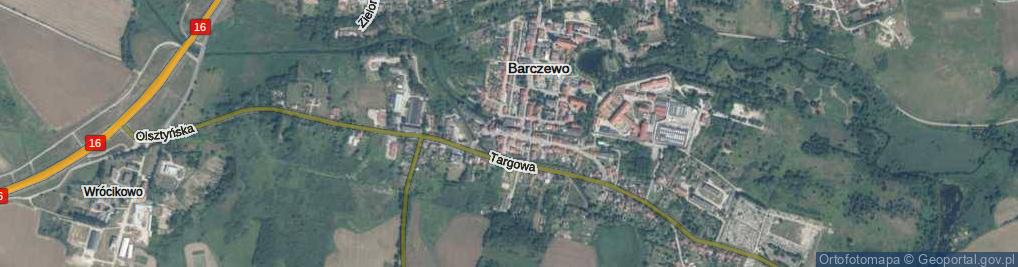 Zdjęcie satelitarne Obrońców Warszawy ul.