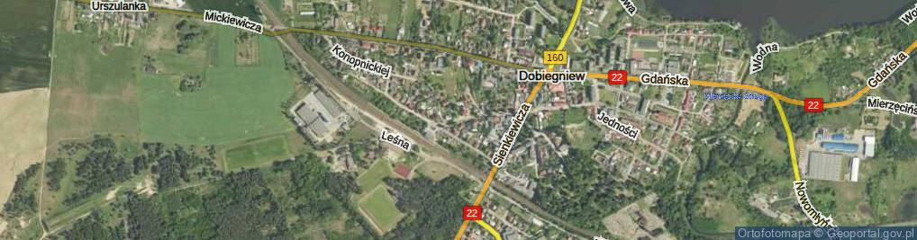 Zdjęcie satelitarne Obrońców Pokoju ul.