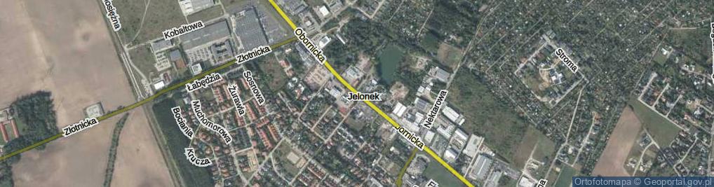 Zdjęcie satelitarne Obornicka ul.