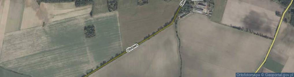Zdjęcie satelitarne Obrowo ul.