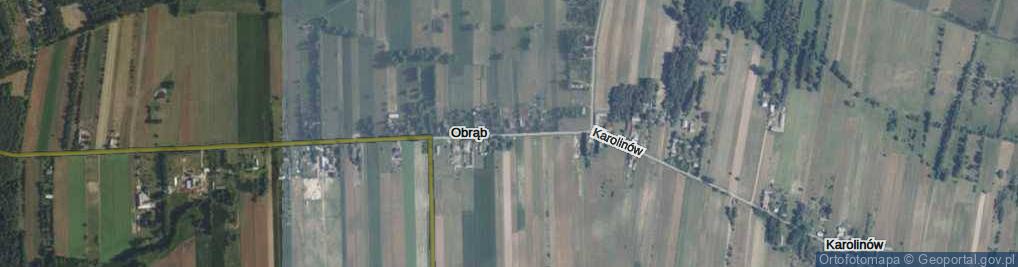 Zdjęcie satelitarne Obrąb ul.