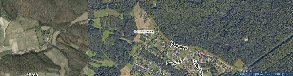 Zdjęcie satelitarne Obronna ul.