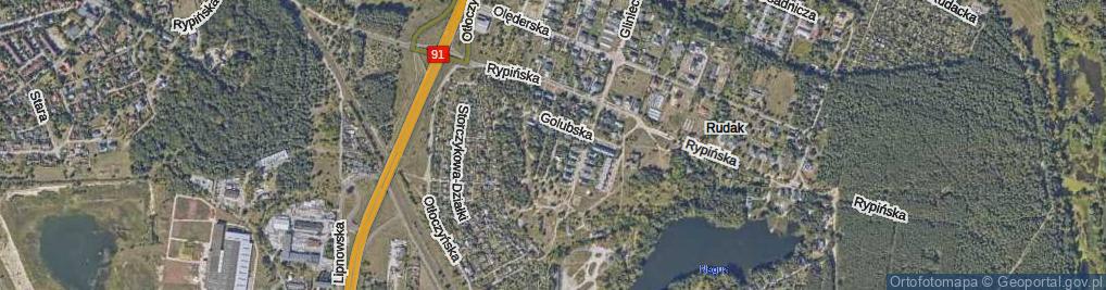 Zdjęcie satelitarne Obrowska ul.