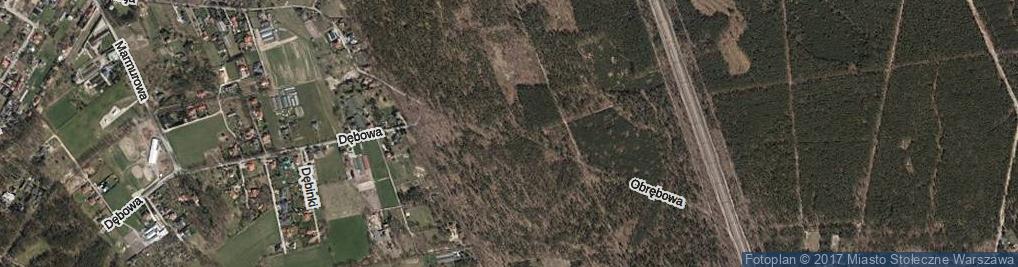 Zdjęcie satelitarne Obrębowa ul.