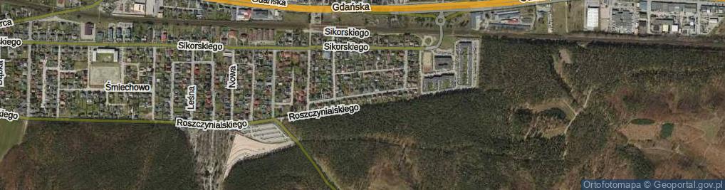 Zdjęcie satelitarne Obrońców Westerplatte ul.