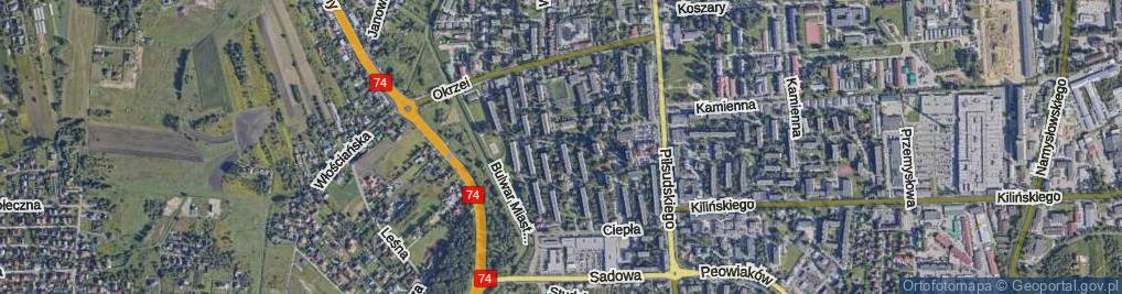 Zdjęcie satelitarne Oboźna ul.