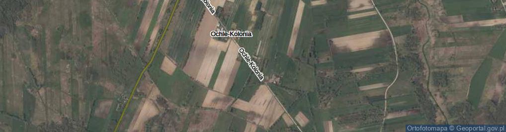 Zdjęcie satelitarne Ochle-Kolonia ul.