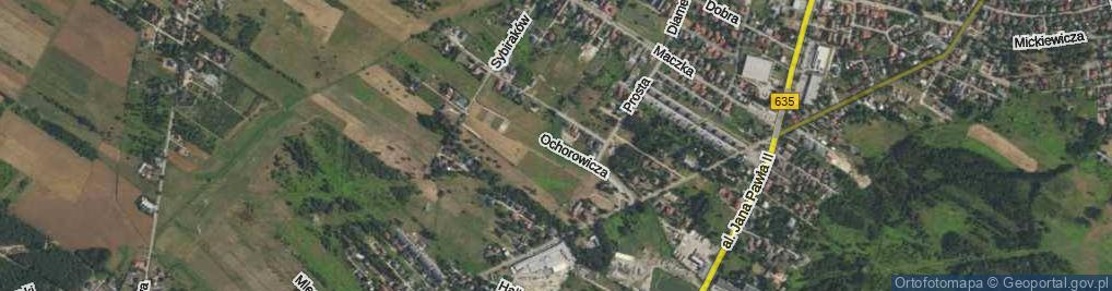 Zdjęcie satelitarne Ochorowicza Juliana ul.