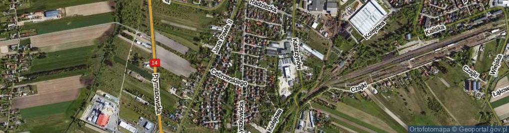 Zdjęcie satelitarne Oczykowskiego Romualda ul.