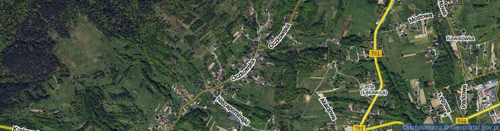 Zdjęcie satelitarne Oczkowska ul.